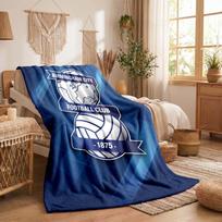 Birmingham City Theme Fleece Blanket Cozy Soft Plush Blanket For Bedroom Couch Travel 75x90cm