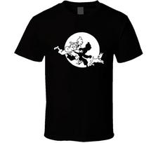Tintin Retro Cartoon T Shirt XL gray