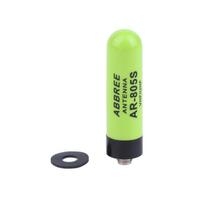 Abbree Ar-805S Mini Antena Racija Sma-Female Uhf Vhf Dviejų Juostų Didelio Stiprinimo For Uv-5R Mini Uv-21 Pro Ham Radijas žalia
