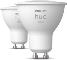 Philips Hue -LED incandescent lamp, BT, White, GU10, 4.2 W, 2-pack (929003666902)