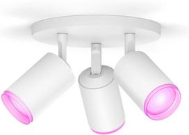Philips Hue White and Color Ambiance Fugato smart spotlight, white, 3 x 4.2W, GU10 (929003810401)