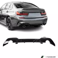 Performance Galinio Bamperio Difuzorius skirtas BMW G20 / G21 (18-22) su M-Pack, juodas blizgus