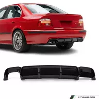 WR Galinio bamperio Difuzorius skirtas BMW E39 su M-Pack, juodas blizgus