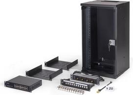 Digitus SOHO Pro network set, 254 mm (10") - 12U, 315 x 300 mm (W x D)