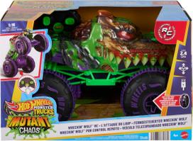 Mattel HOT WHEELS MONSTER TRUCKS RC automodelis – Wreckin' Wolf (JMM77)
