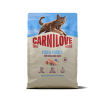 CARNILOVE CAT True Fresh Fish & Turkey Adult Sterilised  2kg