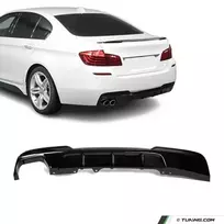Performance Difuzorius skirtas BMW F10 / F11 su M-Pack galiniu bamperiu, juodas blizgus 518, 520, 525, 530