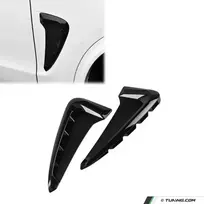 X5M stiliaus priekinių Sparnų Apdailos skirtos BMW X5 F15 (14-18), juodos blizgios