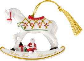 Villeroy & Boch Kalėdų eglutės žaisliukas Christmas Classics 2026 supamasis arkliukas