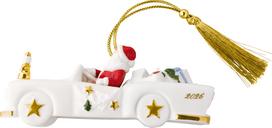 Villeroy & Boch Kalėdų eglutės žaisliukas Christmas Classics 2026 automobilis su Kalėdų Seneliu