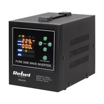 Rebel POWER-500-LFP4 emergency power supply a pure sine wave inverter with a 12V charging function, 230V, 500VA/300W