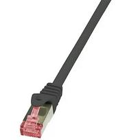 Logilink kat.6 S/FTP 0.5m czarny CQ2023S