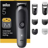 Braun Series 5 All-In-One 5520, hair clipper black/grey, 7-in-1 AIO5520