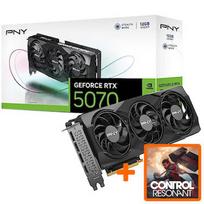 PNY Technologies GeForce RTX 5070, 12GB GDDR7, Triple Fan (DLSS 4) VCG507012TFXPB1