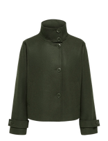 ONLY - Onlvela High Neck Jacket Otw - Žieminis paltas - Chaki spalva