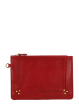 JEROME DREYFUSS - Popoche Wallet - Piniginė - Raudona