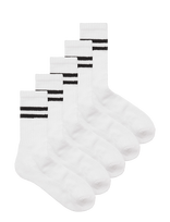 Jack & Jones - Jacregen Tennis Sock 5 Pack Noos - Įprastos kojinės - Balta
