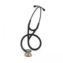 Stetoskopas Littmann Cardiology IV, juodas su šampano spalvos galvute