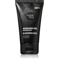 Organic Shop Men Blackwood & Mint skutimosi želė gaivinančio poveikio 150 ml