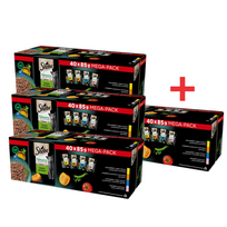 SHEBA Nature's Collection Flavour Selection 120x85g + 40x85g NEMOKAMAI - Visavertis drėgnas ėdalas suaugusioms katėms, su padažu