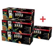 Sheba Nature's Collection Poultry Jelly Flavours - drėgnas kačių maistas 120x85g + 40x85g NEMOKAMAI