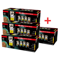 SHEBA Selection Select Slices Paukštienos skonio paketėliai 120x85g + 40x85g NEMOKAMAI