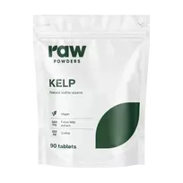 RAW POWDERS Kelp (150 mcg jodo), 90 tablečių