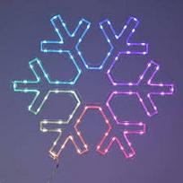 Elektrinė LED dekoracija SNAIGĖ, 90 LED, RGB, USB, su pultu, 0,6x43x50cm