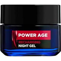 L´Oréal Men Expert Power Age Recharging Night Gel - naktinis odos gelis vyrams, 50 ml