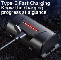 Žibintuvėlis ant galvos, 15W 550lm fokusuojamas, įkraunamas USB-C, šiltai balta šviesa