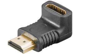 Perėjimas HDMI lizdas – HDMI kištukas kampinis 270°