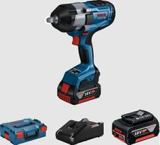BOSCH SMŪGINIS VERŽLIASUKIS 1/2″ GDS 18V-1000 2×5,0Ah 1000Nm LB