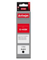 Activejet AC-G46BK rašalo buteliukas, skirtas Canon spausdintuvui, Canon GI-46BK pakaitalas; Supreme; 170 ml; juodas
