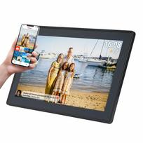 Denver PFF-1515B skaitmeninis nuotraukų rėmelis Juoda 39,6 cm (15.6″) Lietimui jautrus ekranas „Wi-Fi“