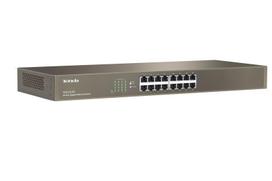 Tenda TEG1016G tinklo komutatorius Ne-valdomas Gigabit Ethernet (10/100/1000) 1U Mėlyna