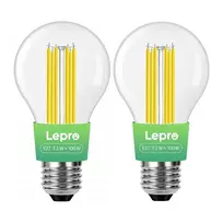 LEPRO 100094-WW-EU-2 E27 Filament LED Bulb, 7.2W (100W), 1521 lm, 2700K, Class A, 2-pack