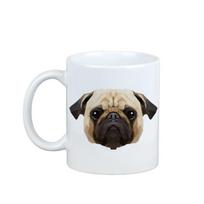 Mopsas geometrinis puodelis Art-Dog, S