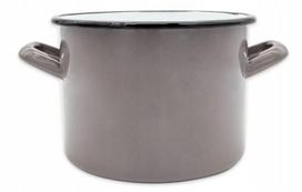 Pilkas emaliuotas puodas 18 cm 3,5 l