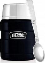 Thermos King 470ml maisto termosas su šaukštu, granato spalvos