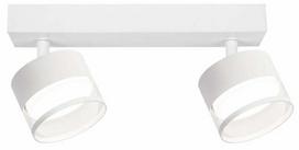 Šviestuvas lubų Light Prestige Kendal LP-6331/2WS TR/WH, GX53, 2 x 7 W, skaidri sp. / balta sp.
