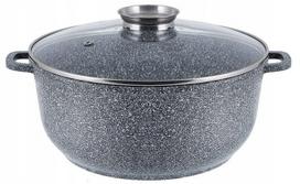 Didelis marmurinis puodas aroma knob 32cm/10l zilner