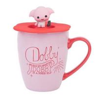HARRY POTTER - DOBBY - PUODELIS 350ML + SILIKONINIS KAMŠTIS SU 3D FIGŪRĖLE