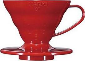 Hario V60-01 dripper kavos ruošimui, raudonas
