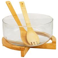 Stiklinis salotų dubuo 24 cm, 5L
