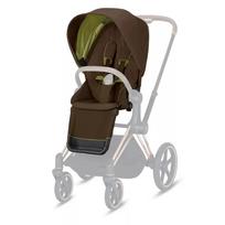 Cybex Priam 2.0 sėdynės apmušalai, chaki žalios spalvos