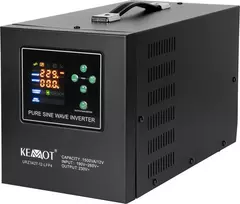 Maitinimo šaltinis KEMOT PROsinus-1500-LFP4 avarinis maitinimo šaltinis, grynos sinusinės bangos keitiklis su įkrovimo funkcija 12V 230V 1500VA/1050W