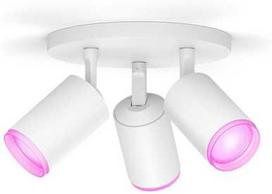 Philips Hue Baltas and Color Ambiance Fugato älyspottivalaisin, valkoinen, 3 x 4.2W, GU10