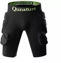 Qunature Šlaunų apsaugos – Pažangios XL slidėms, snieglenčių sportui, riedučiams – Juodos