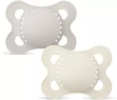 MAM – Originalūs šilkiniai čiulptukai – neutralūs – 0–6 mėn.