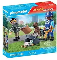 PLAYMOBIL - Policijos paieška su šunimi (71731)
